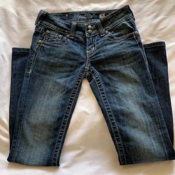 Miss Me Sz 25 JP4656-2 Boot Double Button Closure - Picture 5 of 8